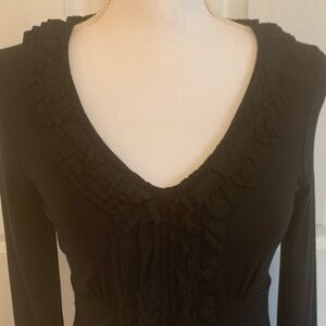 Boden Ruffleneck LBD( little black dress)